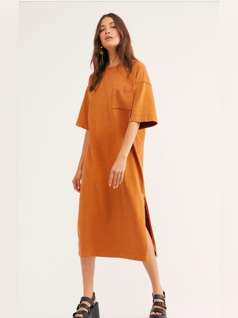 Free People Beach Camilla Shirtdress, Tan Size Small NWT